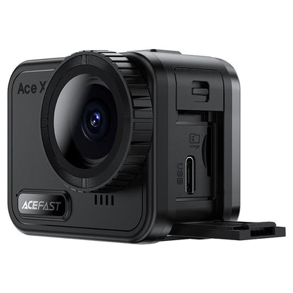 Sportkamera Acefast X1, 4K, Wi-Fi, Svart