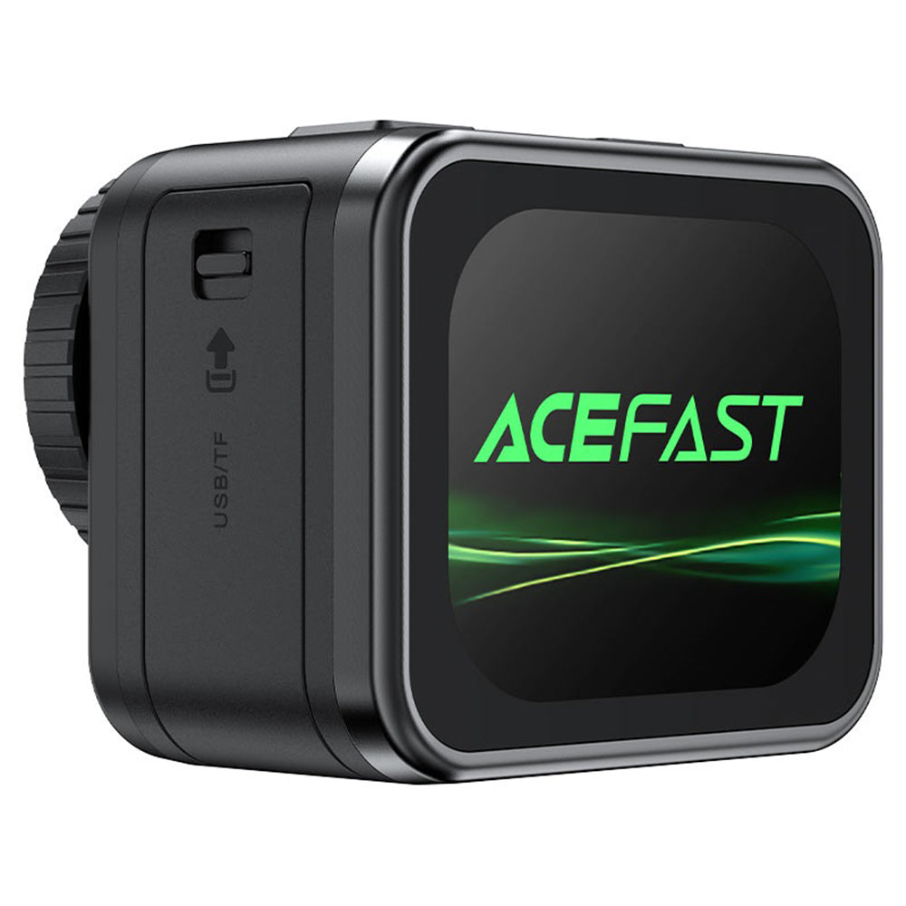 Sportkamera Acefast X1, 4K, Wi-Fi, Svart