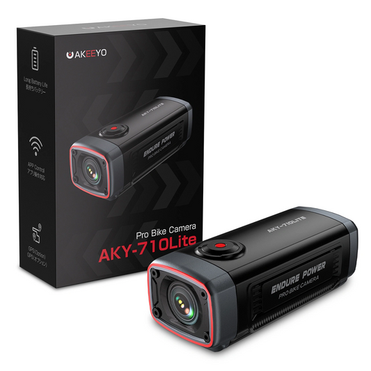 Akeeyo 710 Lite Sportkamera för Cykel / Motorcykel, 2K, Wi-Fi, Svart