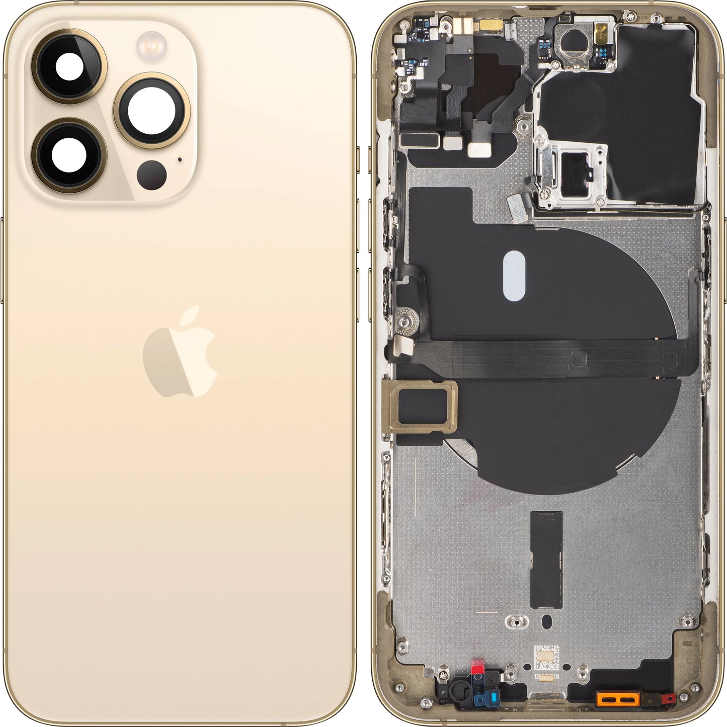 Apple iPhone 13 Pro Batterilucka, med halvfodral, guld, Swap 