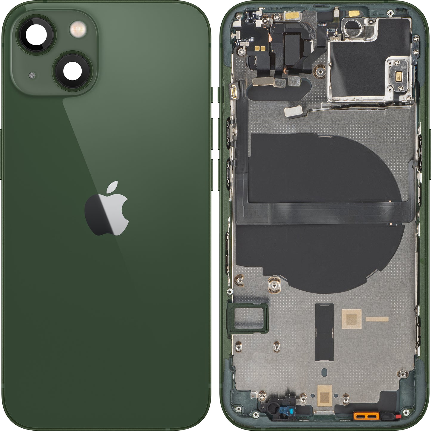 Batterilucka Apple iPhone 13, Med Mellanhus, Grön, Swap