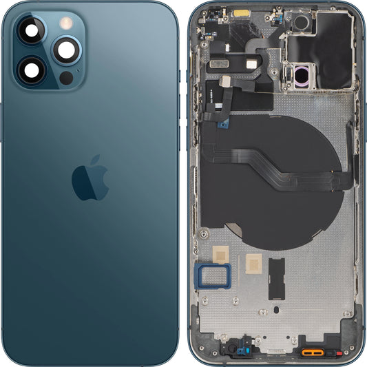 Batterilucka Apple iPhone 12 Pro, Med Mellanhus, Blå (Pacific Blue), Swap