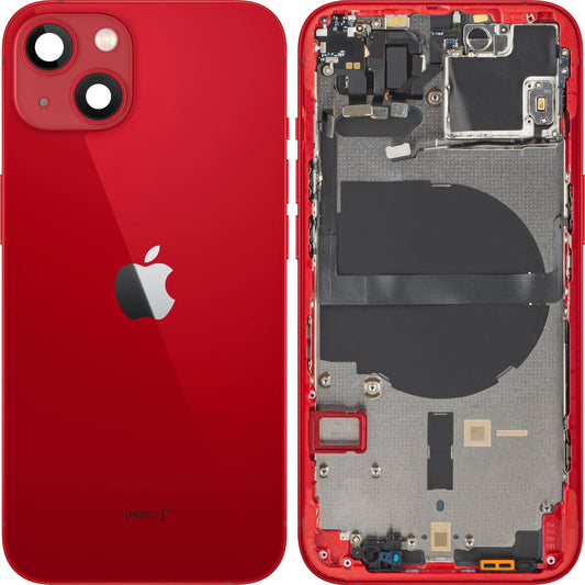 Batterilucka Apple iPhone 13, Med Mellanhus, Röd, Swap