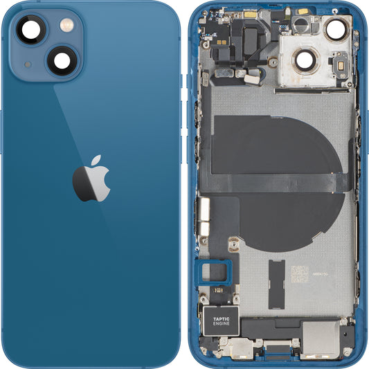 Batterilucka Apple iPhone 13, Med Mellanhus, Fullständiga Delar, Blå, Swap