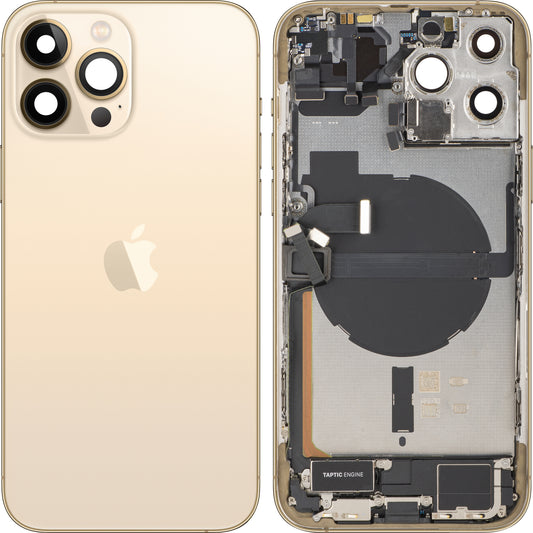 Batterilucka Apple iPhone 13 Pro Max, Med Mellanhus, Fullständiga Delar, Guld, Swap