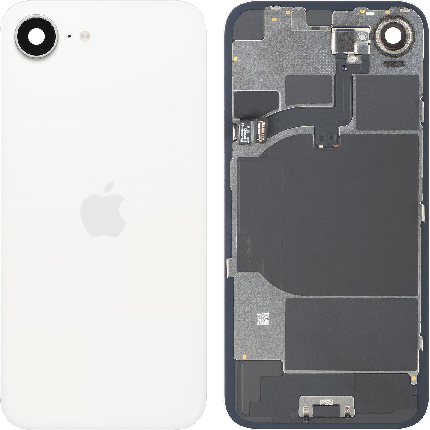 Batterilucka Apple iPhone 16e, Vit, Swap