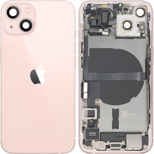 Batterilock Apple iPhone 13, med mellanhölje, fulla delar, rosa, premium swap