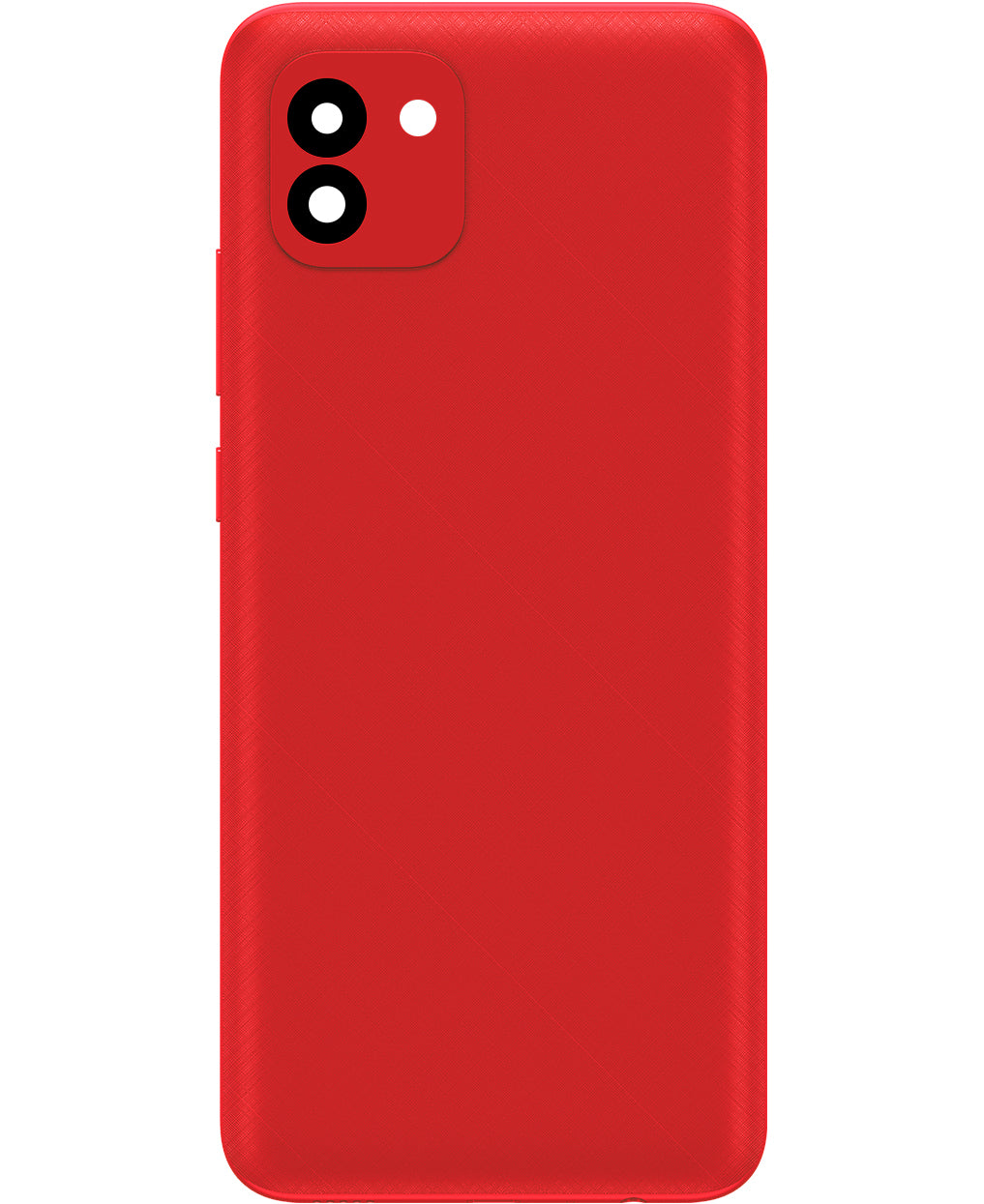 Batterilucka kompatibel med Samsung Galaxy A03 A035, Version F, Röd