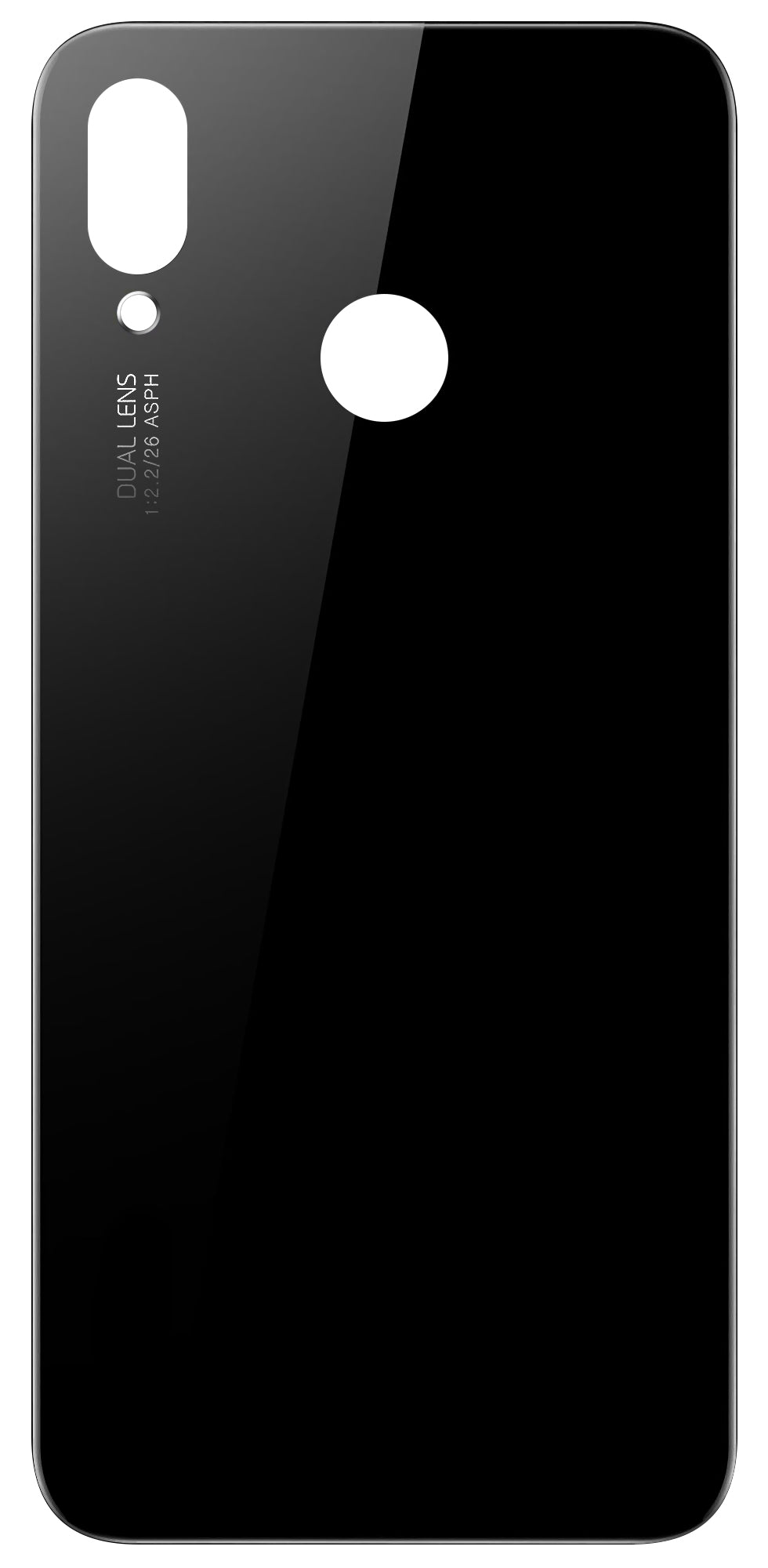 Batterilucka kompatibel med Huawei P20 Lite, Svart