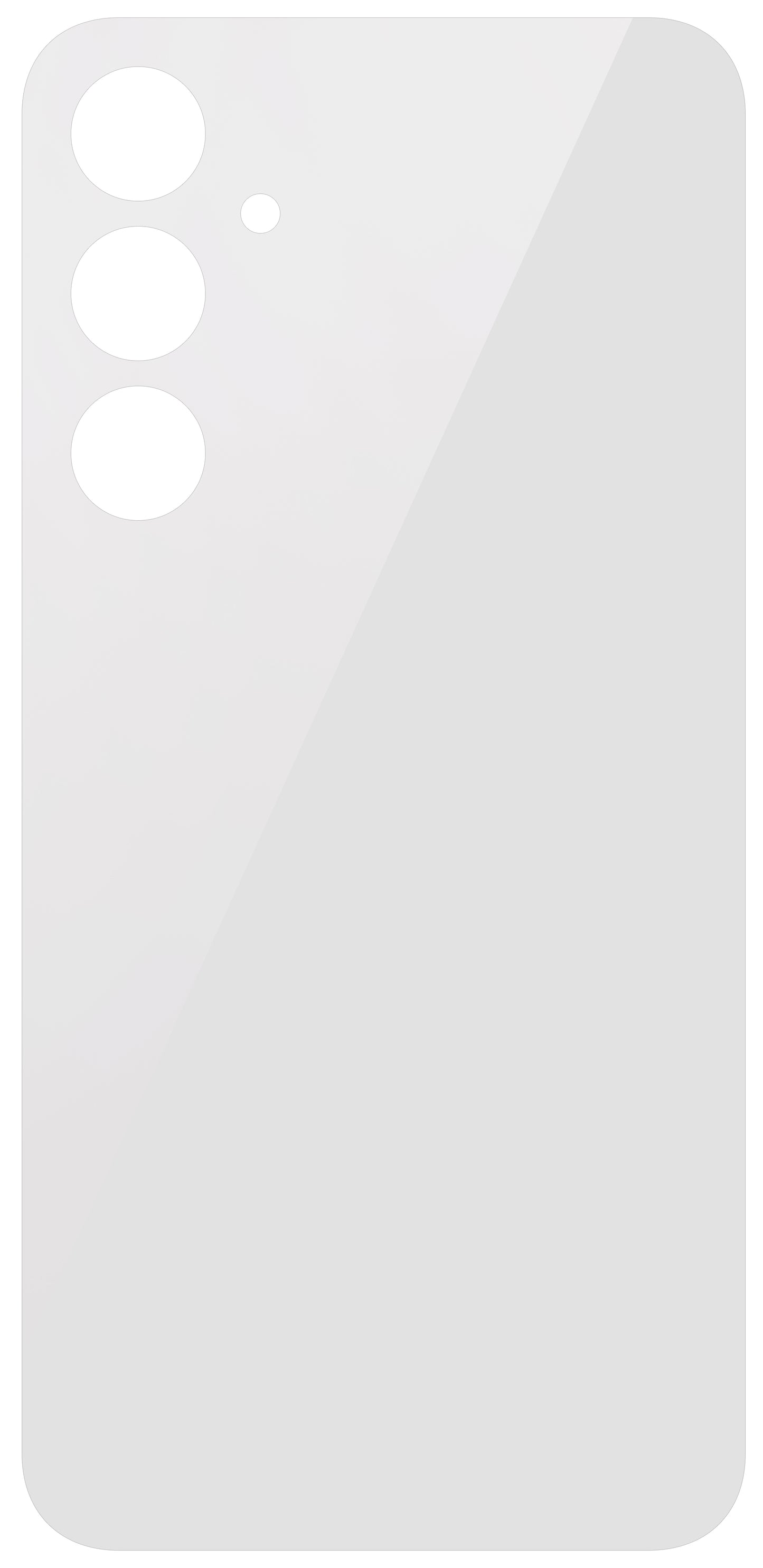 Batterilucka kompatibel med Samsung Galaxy S23 FE S711, Vit