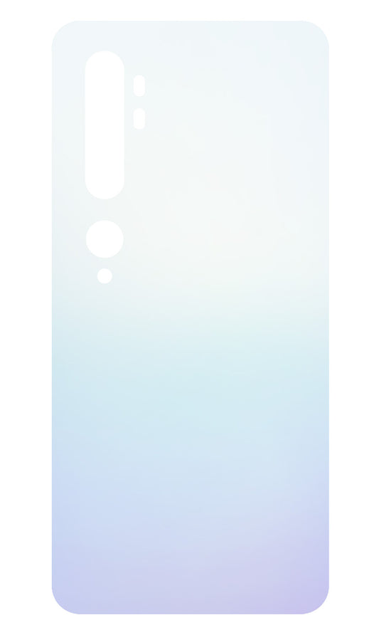 Batterilucka kompatibel med Xiaomi Mi Note 10, Vit