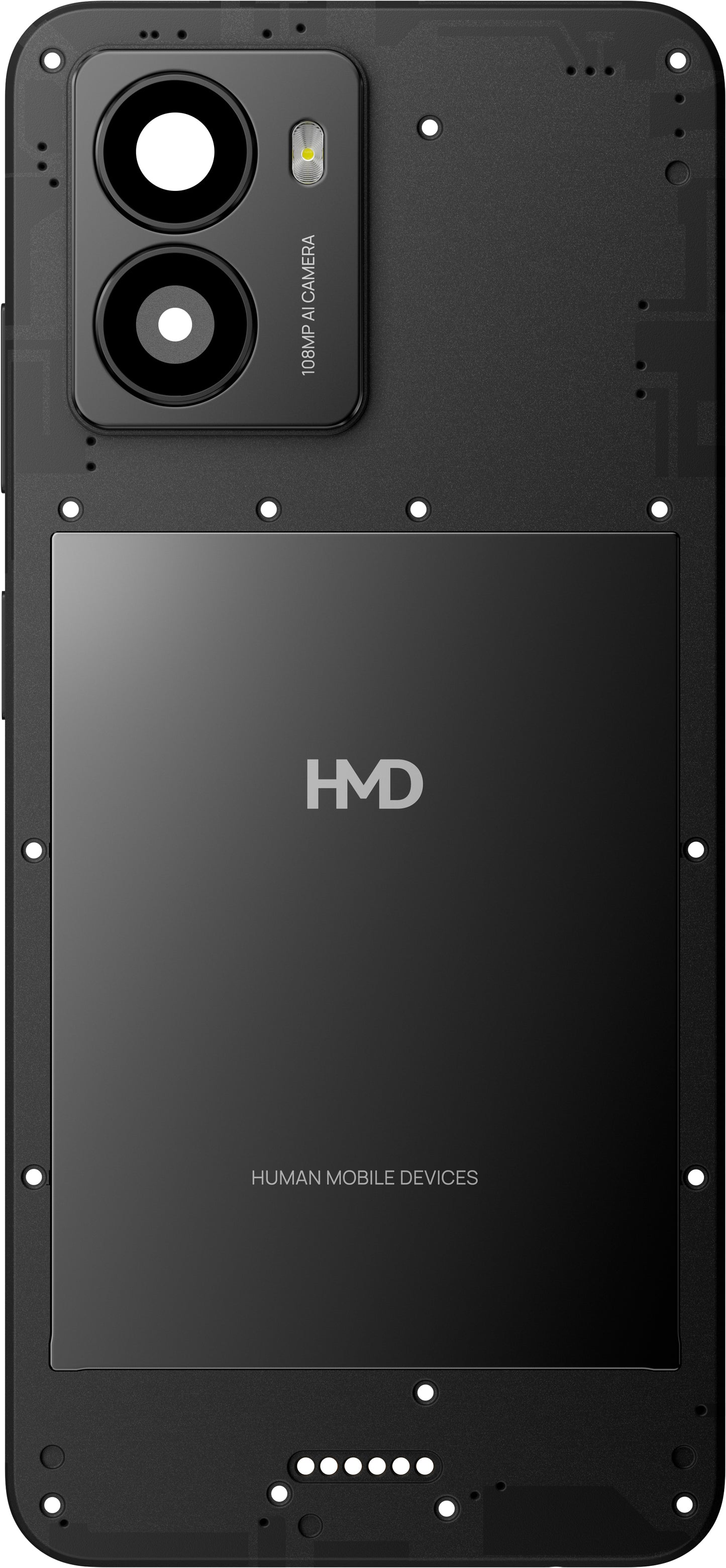 HMD Fusion Batterilucka, Svart, Service Pack 7020170702H001 