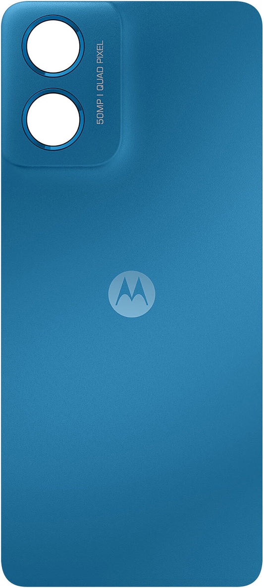 Batterilucka Motorola Moto G04s, Blå (Satin Blue), Servicepaket 5S58C24269