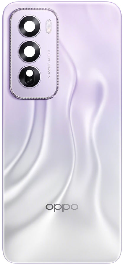 Batterilucka Oppo Reno12 Pro, Lila (Nebula Silver), Service Pack 621033000287