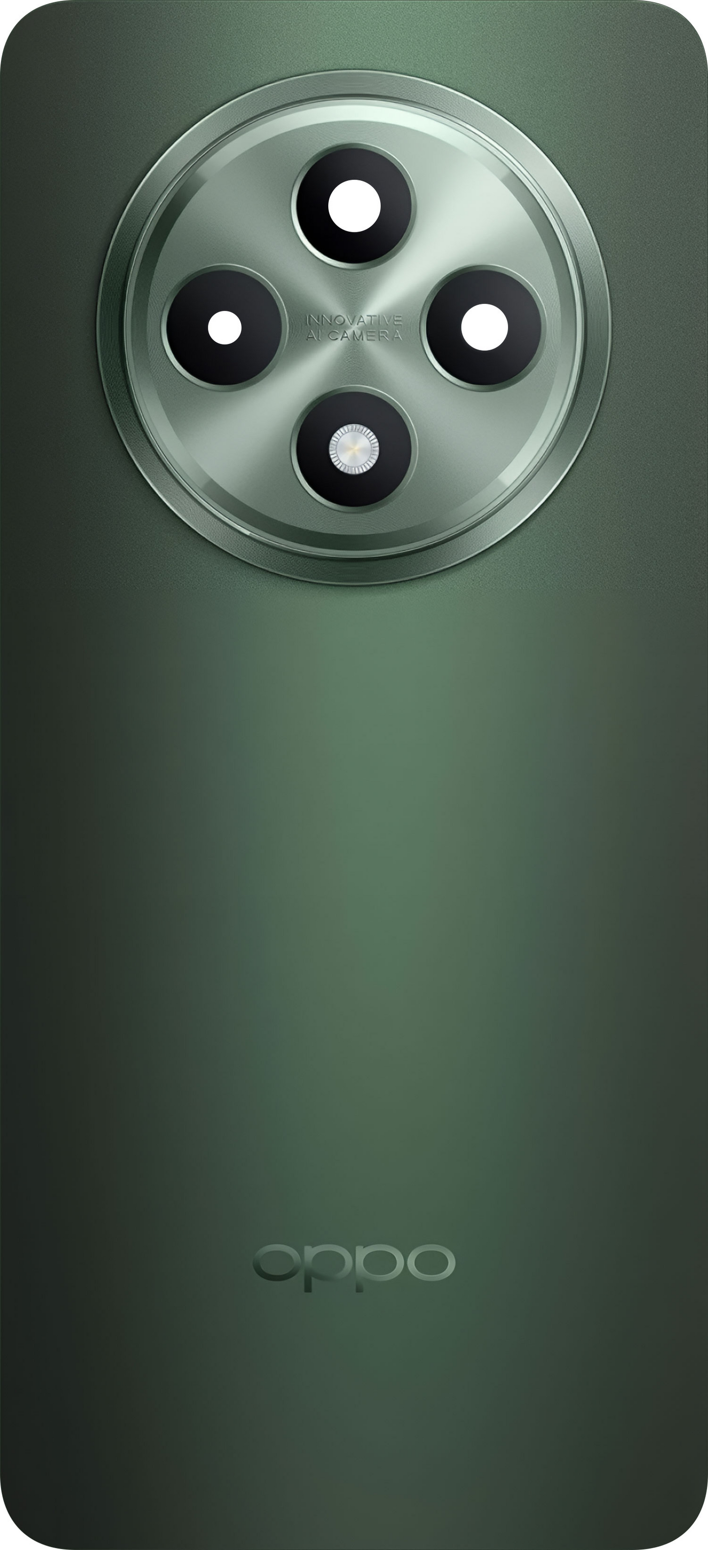 Batterilock Oppo Reno12 F, Grön (Olive Green), Swap 621033000345