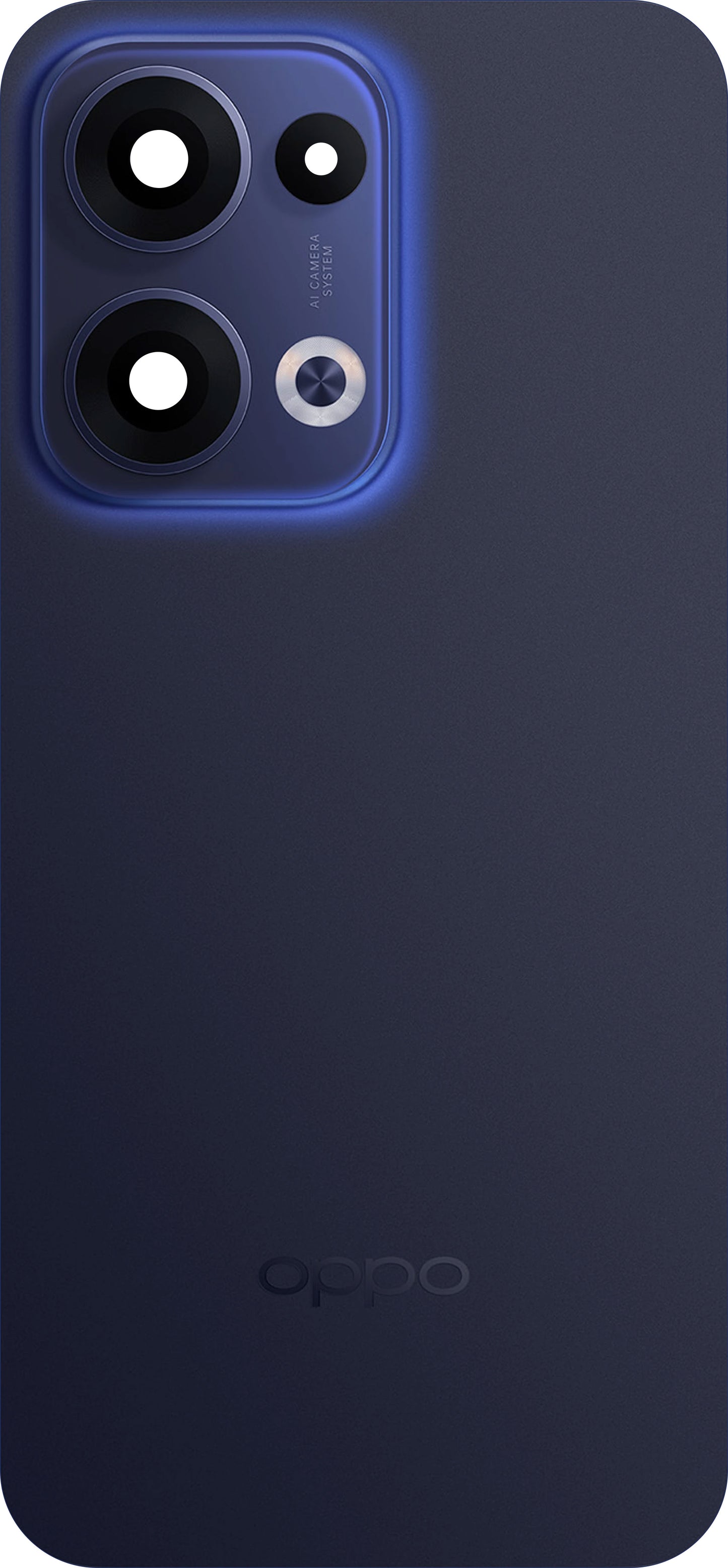 Batterilucka Oppo Reno13, Blå (Luminous Blue), Service Pack 621033000483