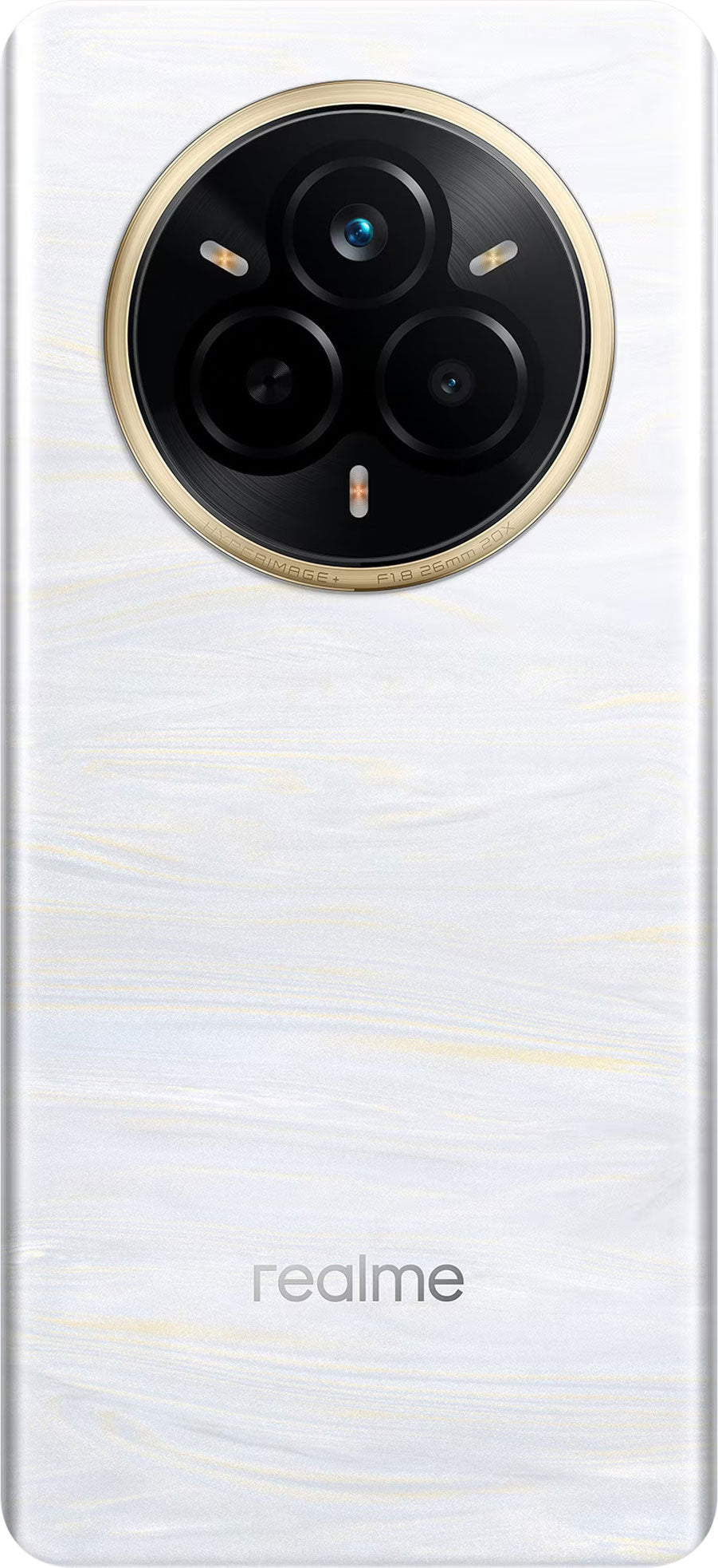 Batterilucka Realme 14 Pro, Vit (Pearl White), Service Pack 621033000463