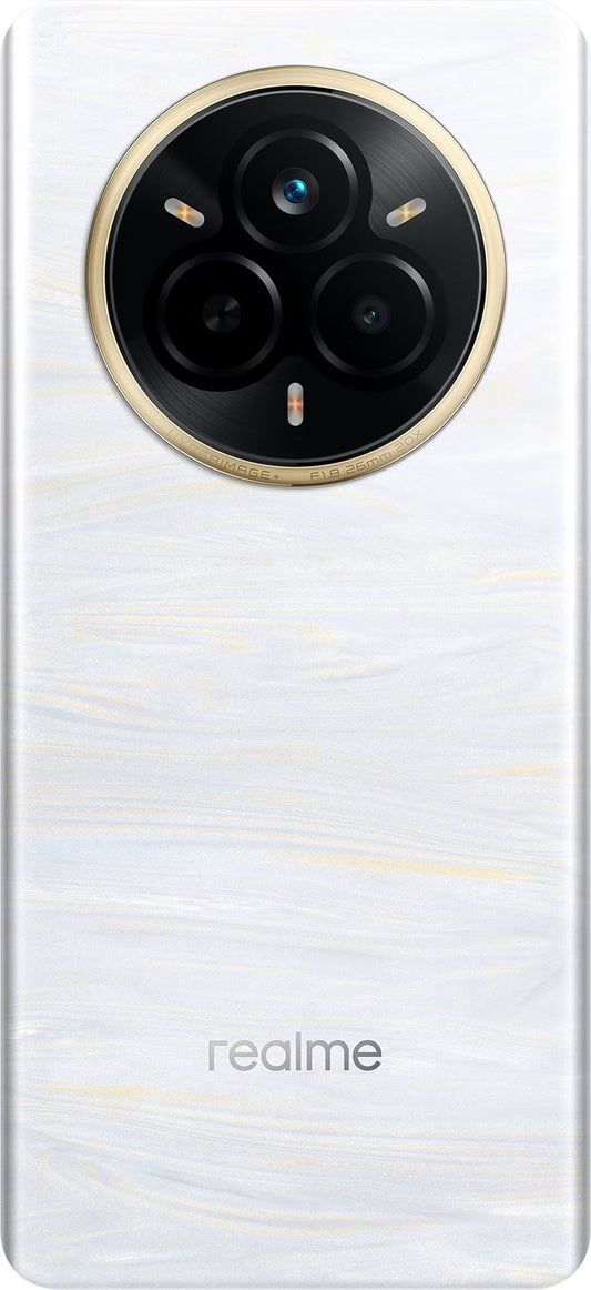 Batterilucka Realme 14 Pro, Vit (Pearl White), Service Pack 621033000463