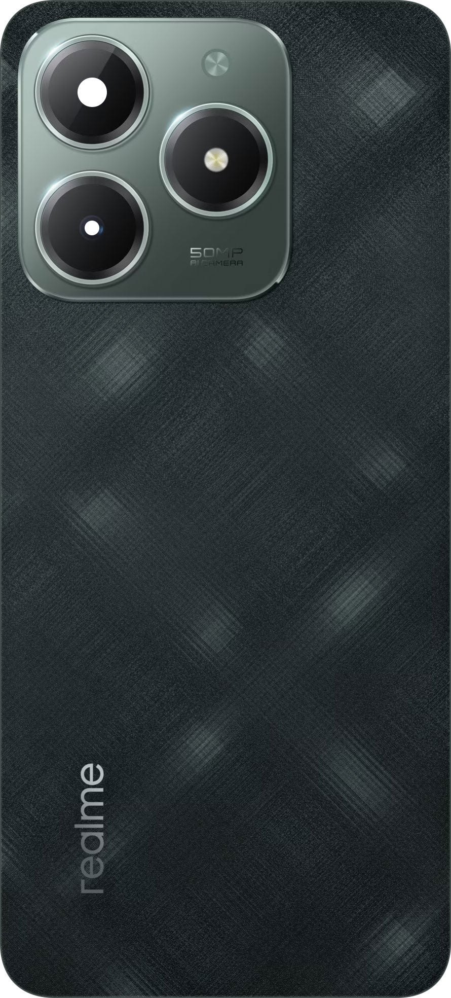 Batterilucka Realme C61, Grön (Mörkgrön), Servicepaket 621033000306