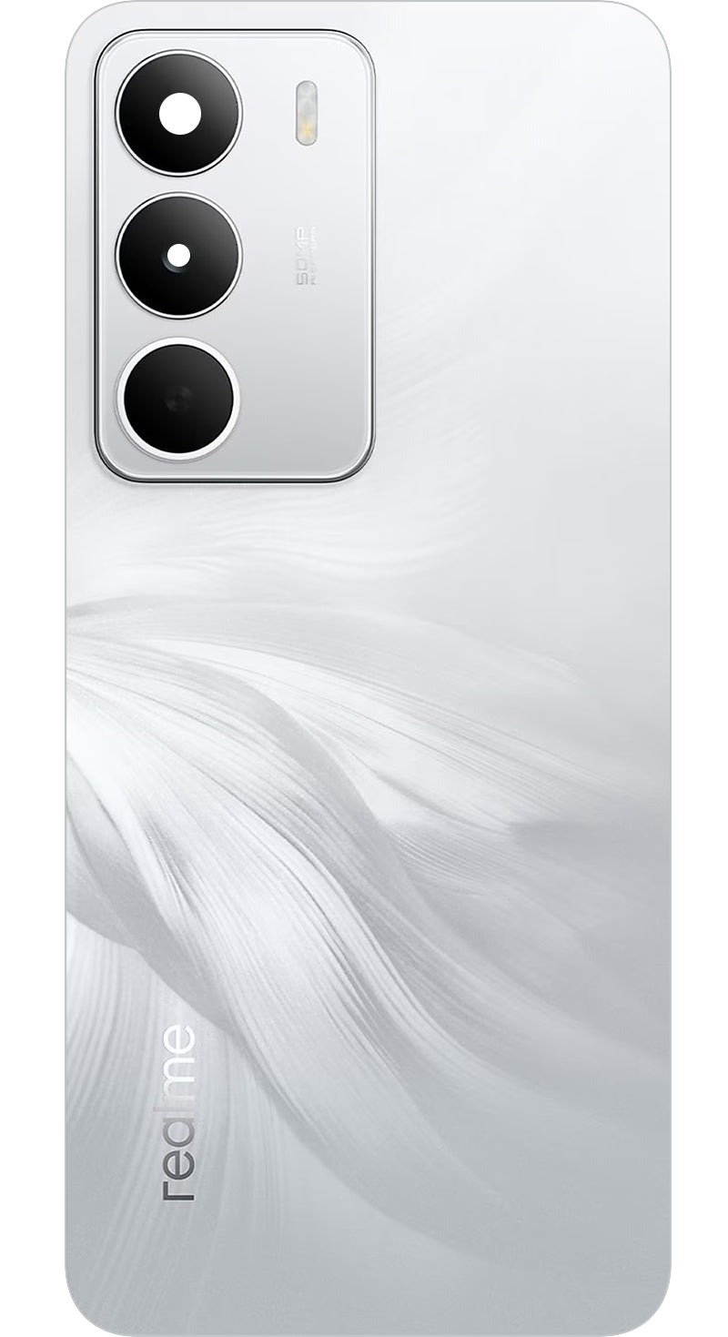 Batterilucka Realme C71, Vit (White Swan), Service Pack 621033000625