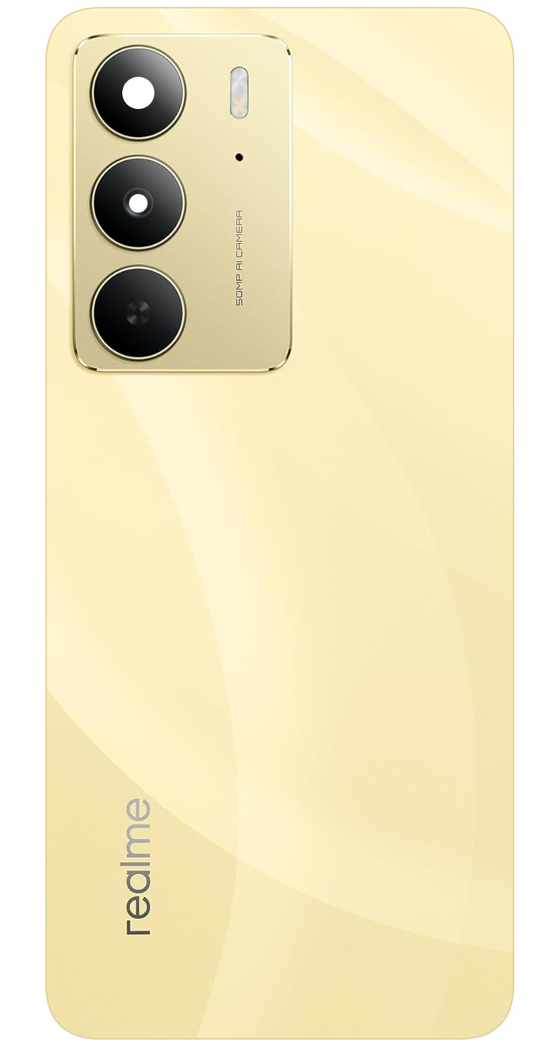 Realme C75 4G Battery Cover, Gold (Lightning Gold), Service Pack 621033000467