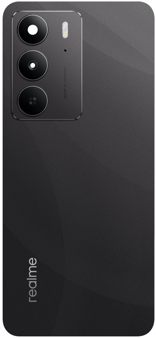 Batterilucka Realme C75, Svart (Storm Black), Service Pack 621033000438