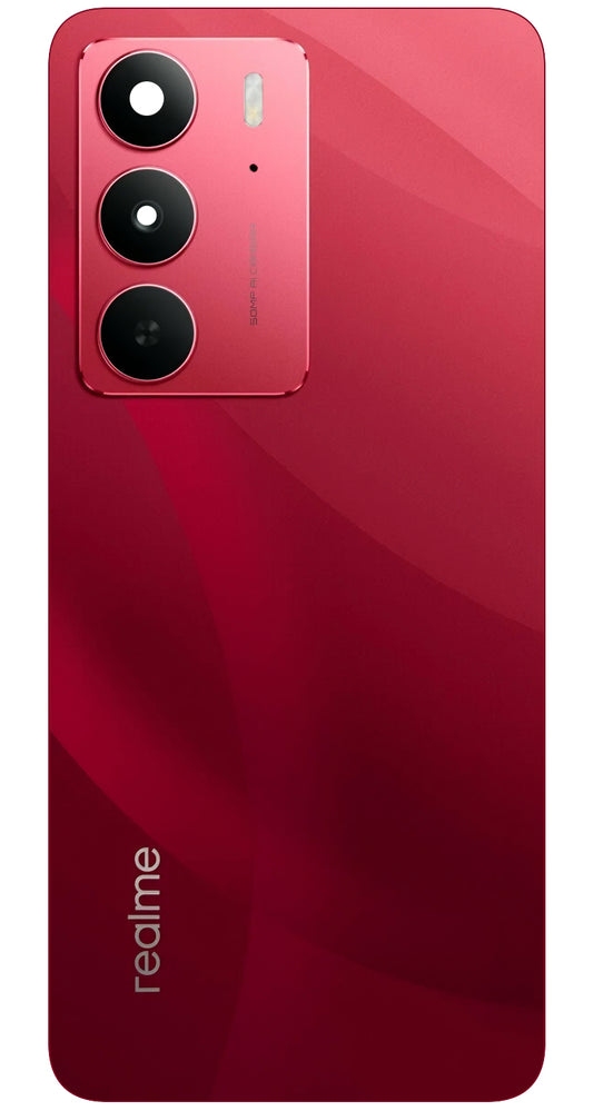 Batterilucka Realme C75 4G, Röd (Ruby Red), Service Pack 621033000509
