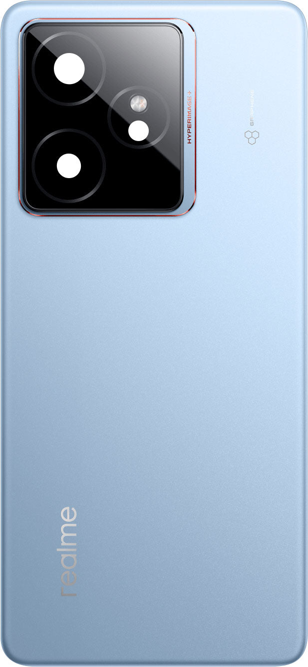 Batterilucka Realme GT 7, Blå (IceSense Blue), Service Pack 621033000616