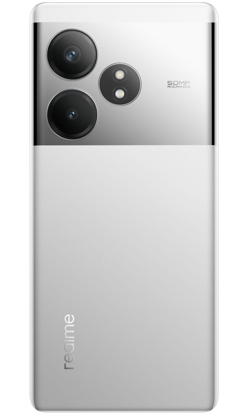 Batterilucka Realme GT 6T, Silver (Fluid Silver), Service Pack 621033000296
