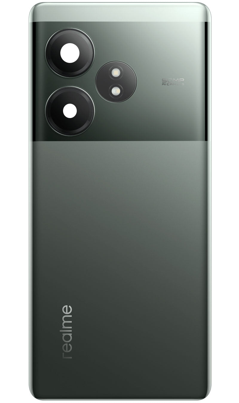 Batterilucka Realme GT 6T, Grön (Razor Green), Servicepaket 621033000295