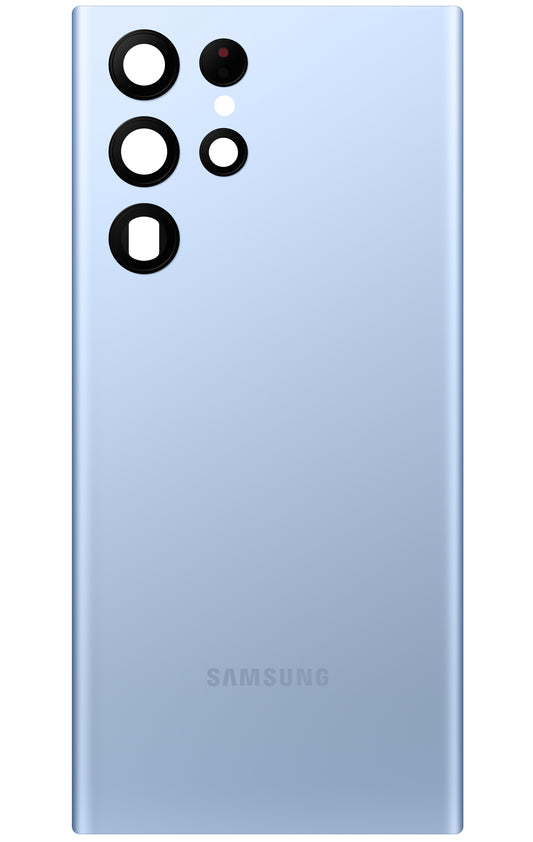 Batterilucka Samsung Galaxy S22 Ultra 5G S908, Blå (Sky Blue), Service Pack GH82-27457G