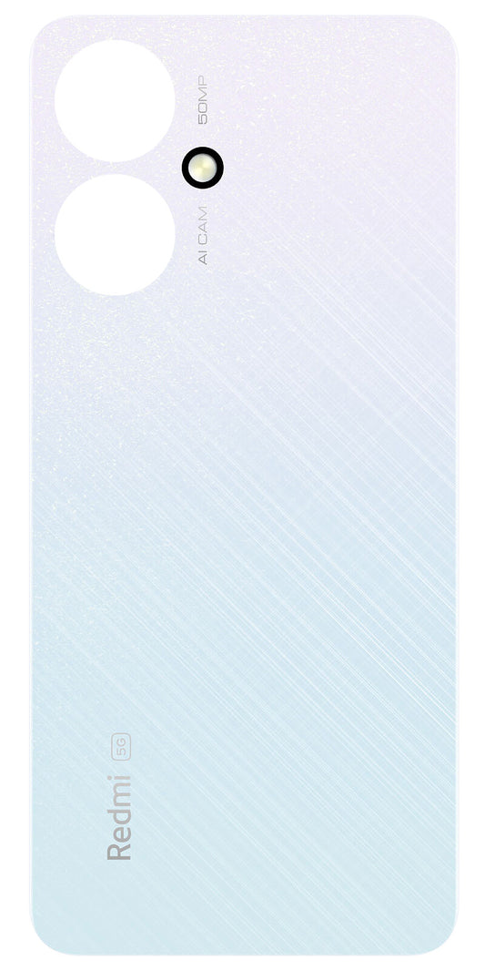 Batterilucka Xiaomi Redmi 13C 5G, Vit (Starry Silver), Service Pack 1610111001569A