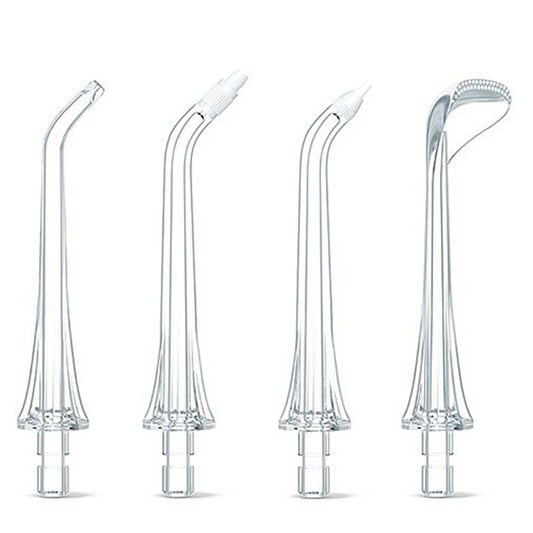 Reservdel för munirrigator Bitvae C2 / F30 / 204, Set om 4 stycken, Transparent
