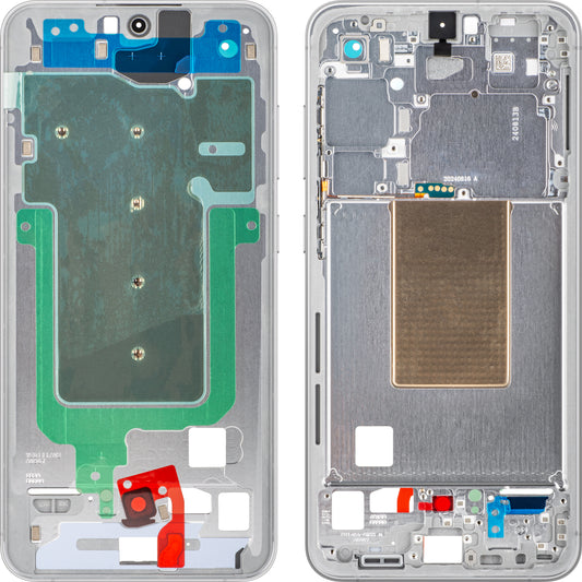 Mellanhölje Samsung Galaxy S24 FE S721, Silver, Service Pack GH82-35851B
