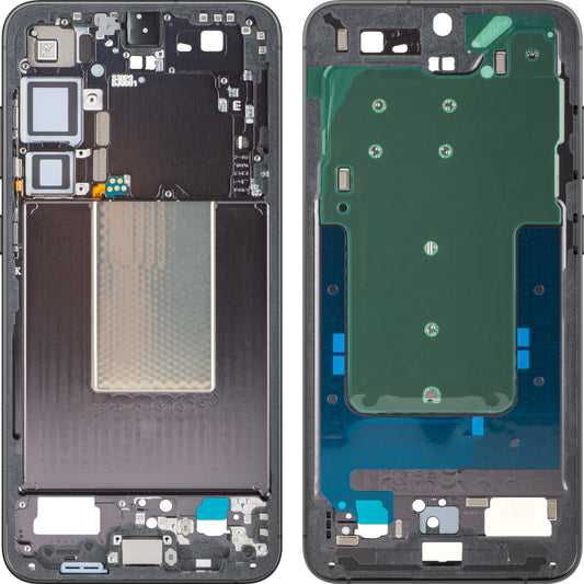 Mellanhölje Samsung Galaxy S24+ S926, Svart (Onyx Black), Service Pack GH82-33413A