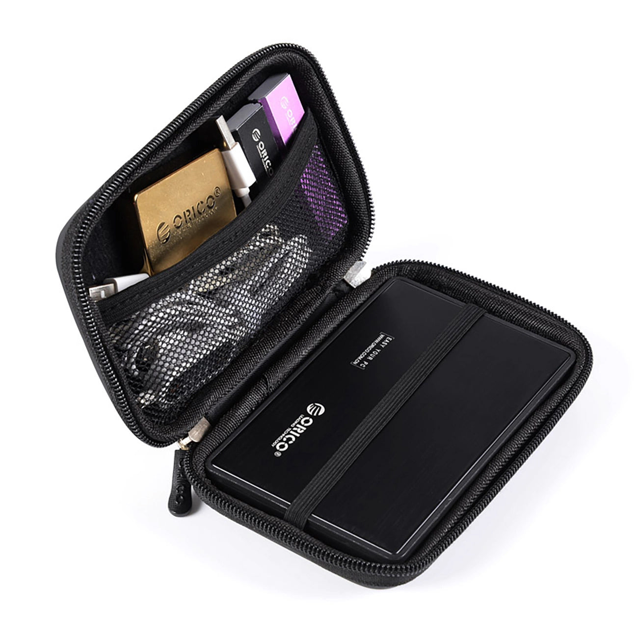 Orico PHL-25 Skyddsfodral för HDD / SSD 2,5 tum, Svart