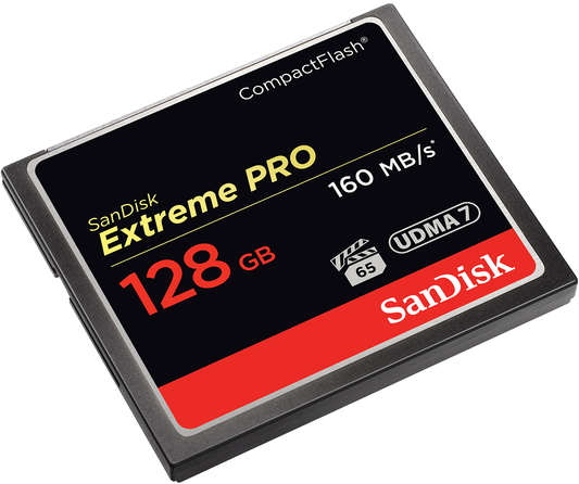 CompactFlash-minneskort SanDisk Extreme Pro, 128Gb, UDMA 7 SDCFXPS-128G-X46