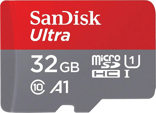 SanDisk Ultra microSDHC minneskort, 32 GB, klass 10 / UHS-1 U1 SDSQUA4-032G-GN6MN SDSQUA4-032G-GN6MN