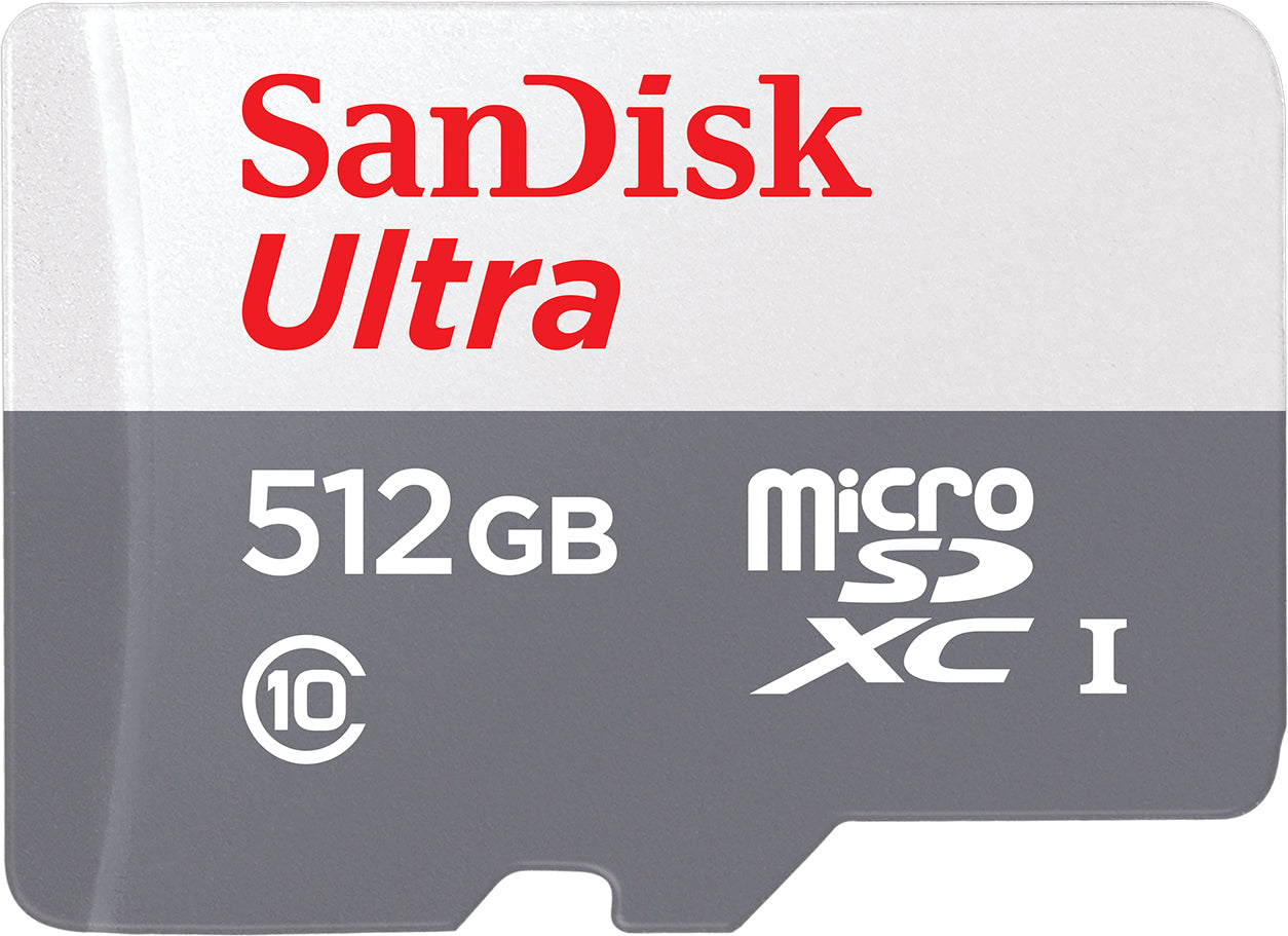 Minneskort microSDXC SanDisk Ultra, 512Gb, Klass 10 SDSQUNR-512G-GN3MN