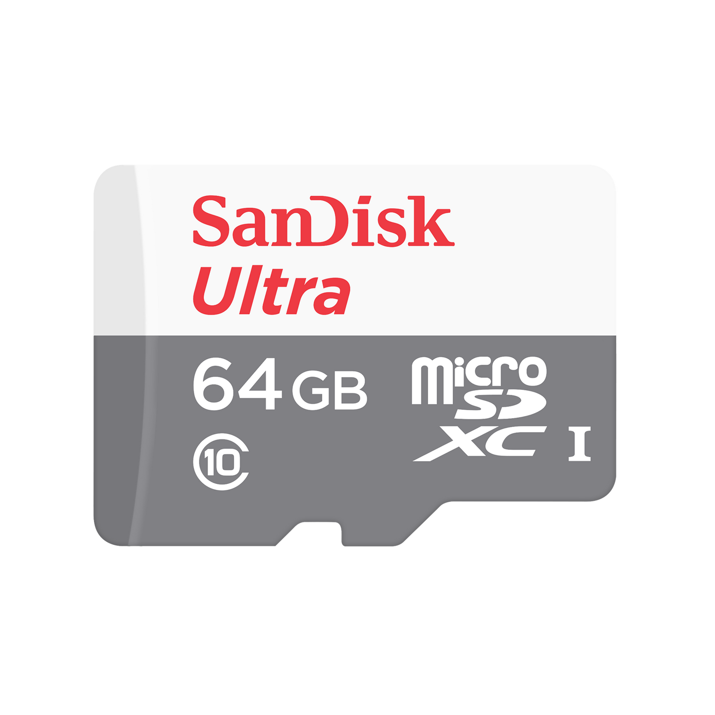 Minneskort microSDXC SanDisk Ultra, 64Gb, Klass 10, Med Adapter SDSQUNR-064G-GN6TA