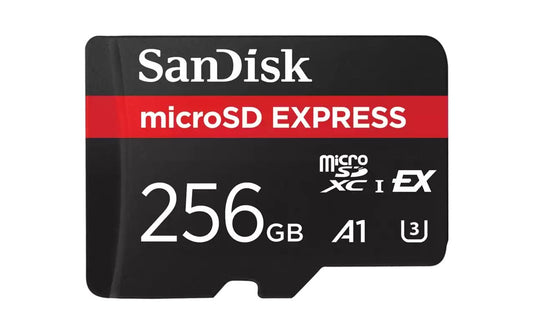 SanDisk Express microSDXC-minneskort, 256Gb, Klass 10 / UHS-1 U3 SDSQXFN-256G-GN4NN