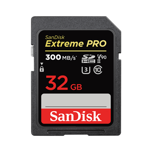 SanDisk Extreme Pro SDHC Memory Card, 32Gb, Class 10 / UHS-1 U3 SDSDXXO-032G-GN4IN