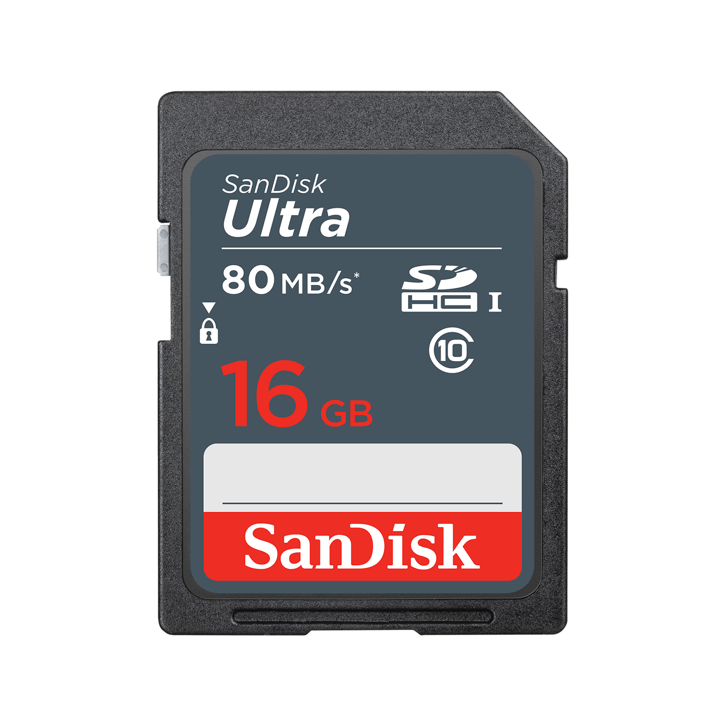 SDHC-minneskort SanDisk Ultra, 16GB, Klass 10 SDSDUNS-016G-GN3IN