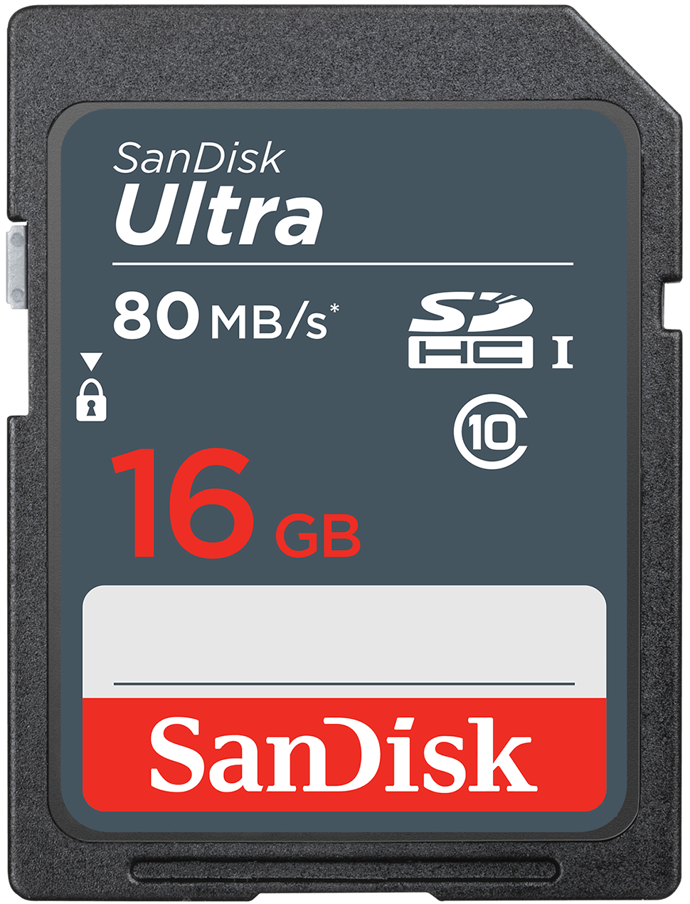 SDHC-minneskort SanDisk Ultra, 16GB, Klass 10 SDSDUNS-016G-GN3IN