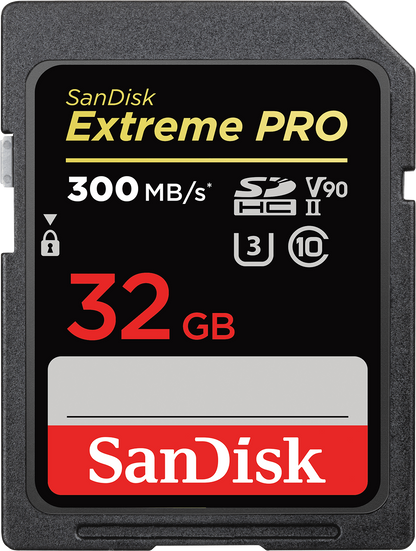 SDHC-minneskort SanDisk Extreme Pro, 32Gb, Klass 10 / UHS-1 U3 SDSDXXO-032G-GN4IN