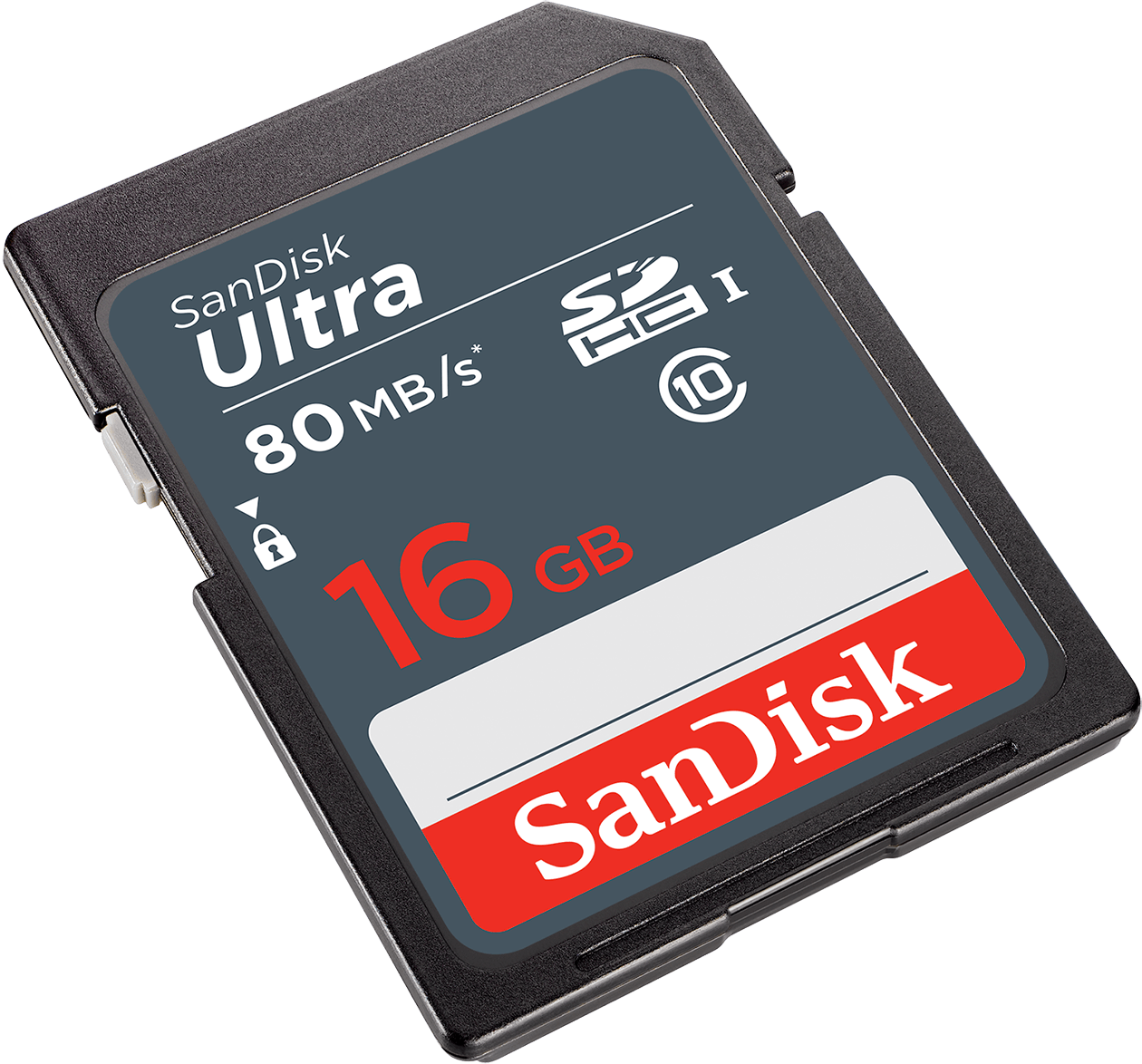 SDHC-minneskort SanDisk Ultra, 16GB, Klass 10 SDSDUNS-016G-GN3IN