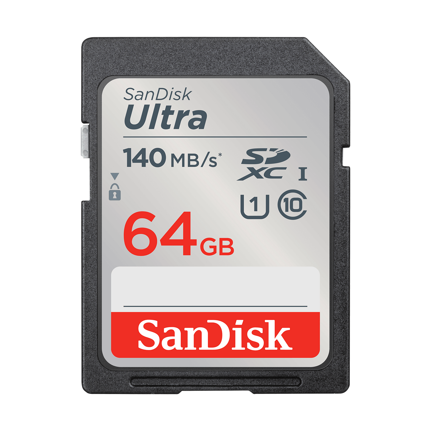 SDXC-minneskort SanDisk Ultra, 64Gb, Klass 10 / UHS-1 U1 SDSDUNB-064G-GN6IN