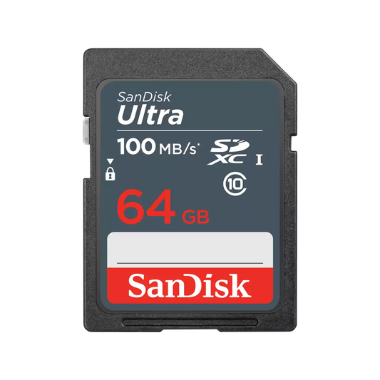 SDXC-minneskort SanDisk Ultra, 64GB, Klass 10 SDSDUNR-064G-GN3IN