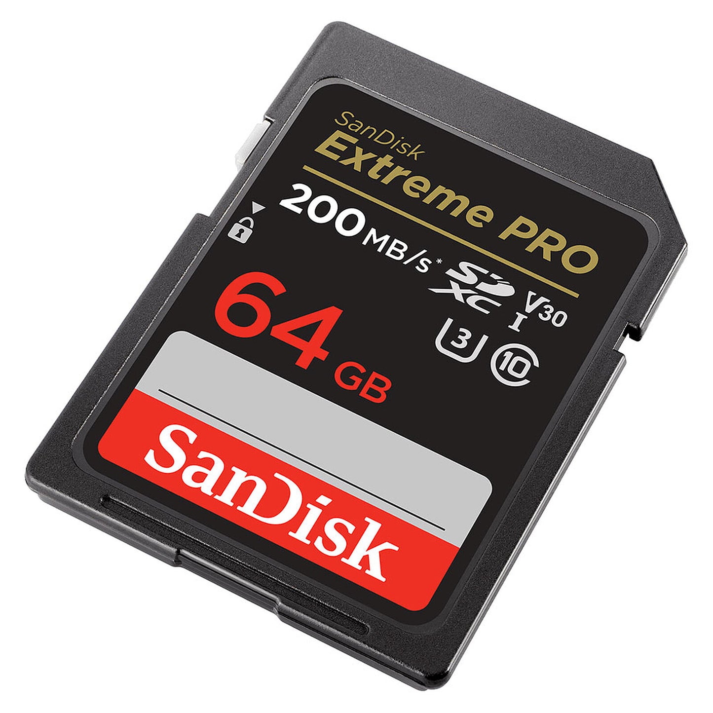 SDXC-minneskort SanDisk Extreme Pro, 64Gb, Klass 10 / UHS-1 U3 SDSDXXU-064G-GN4IN