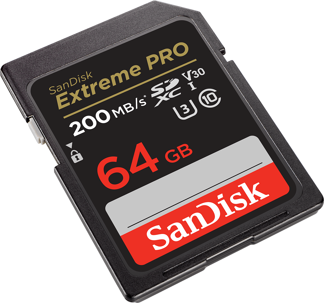 SDXC-minneskort SanDisk Extreme Pro, 64Gb, Klass 10 / UHS-1 U3 SDSDXXU-064G-GN4IN